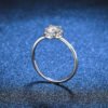 S925 Sterling Silver Ring Moissanite