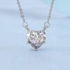 Pendant Moissanite Necklace Clavicle Chain