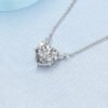 Pendant Moissanite Necklace Clavicle Chain