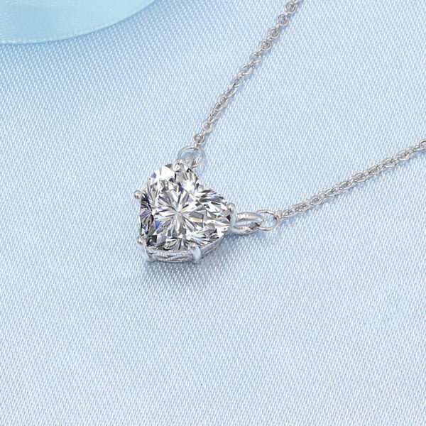 Pendant Moissanite Necklace Clavicle Chain