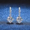 S925 Silver Moissanite Stud Earrings
