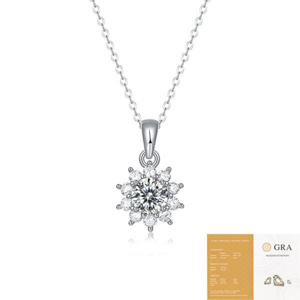 Temperament 925 Silver Moissanite Necklace