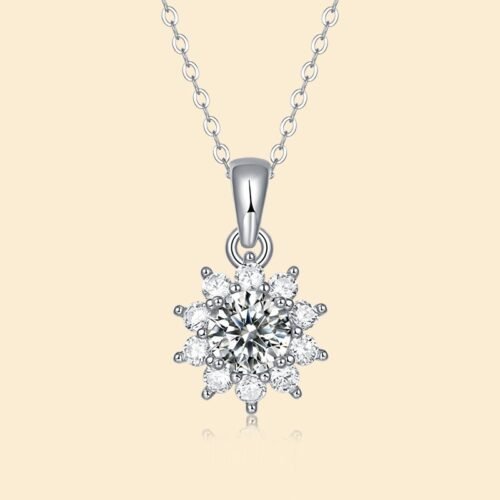 Temperament 925 Silver Moissanite Necklace