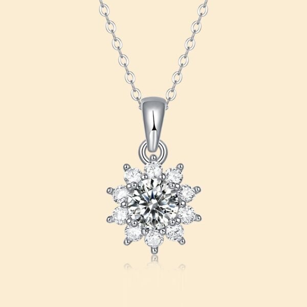 Temperament 925 Silver Moissanite Necklace