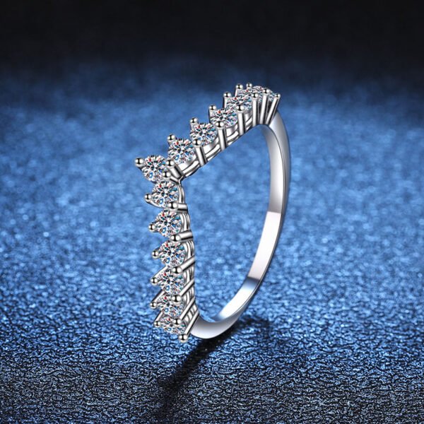 Ring Female Full Diamond Moissanite