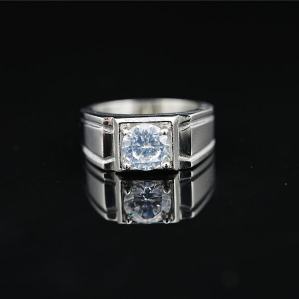 Moissanite Gemstone Ring Korean Fashion