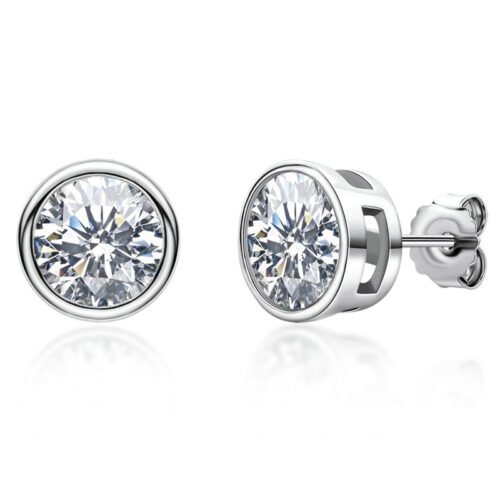 0.51 Carat Moissanite Stud Earrings