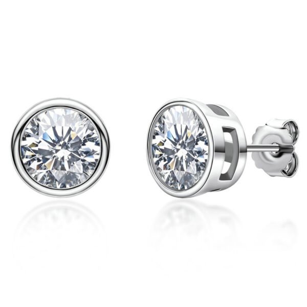 0.51 Carat Moissanite Stud Earrings