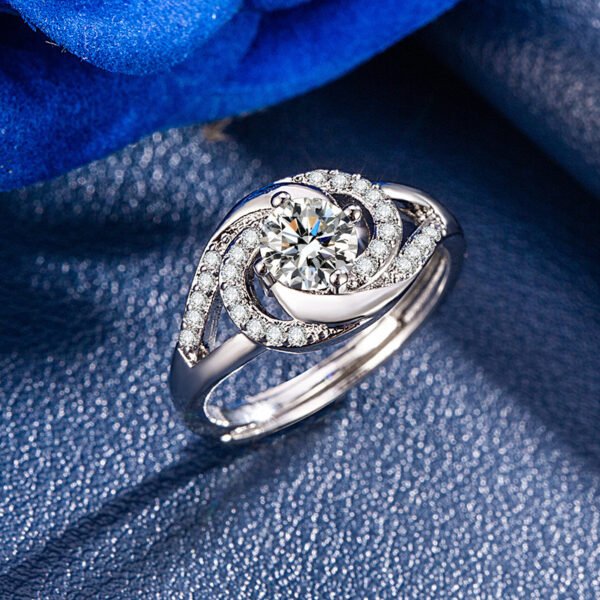 1 Karat Moissanite Ring Women