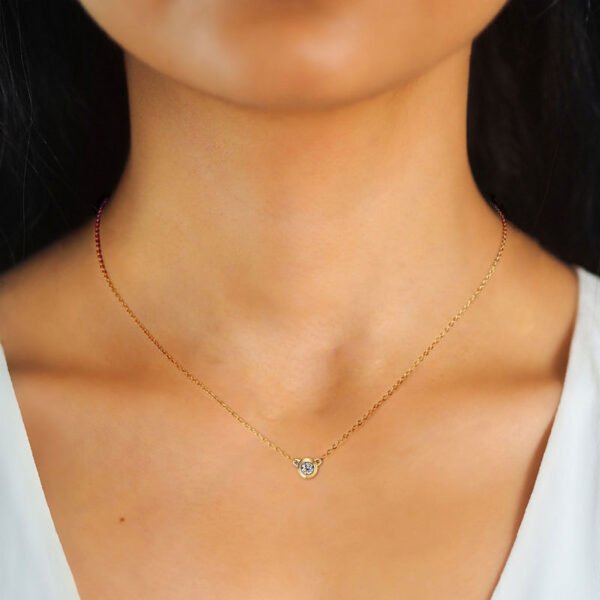 Simple Moissanite Temperament Wild Necklace