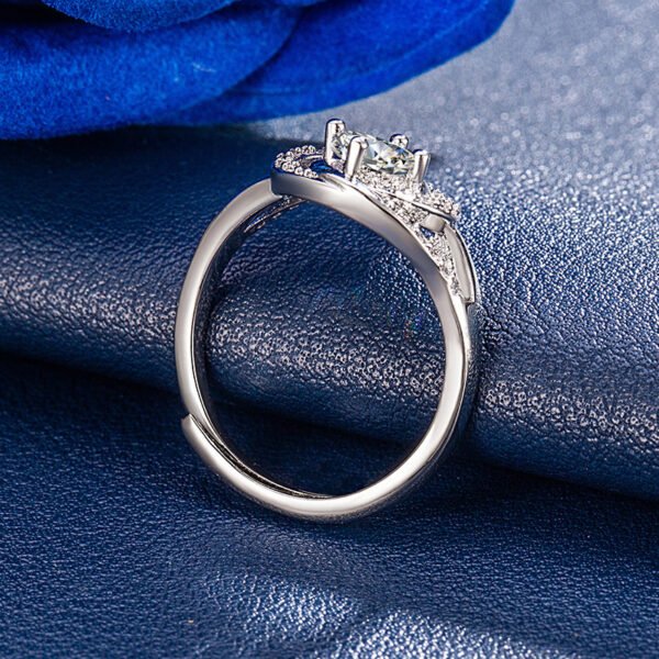1 Karat Moissanite Ring Women