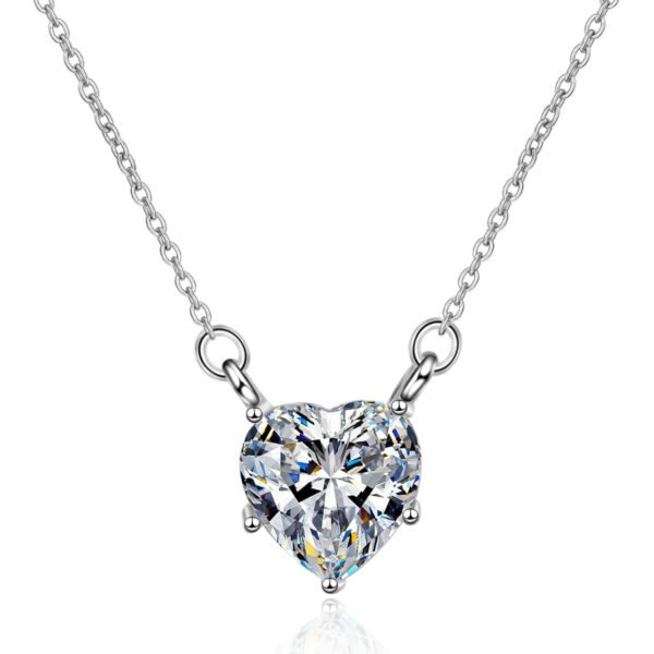Pendant Moissanite Necklace Clavicle Chain