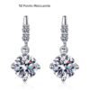 S925 Silver Moissanite Stud Earrings