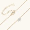 S925 Silver Clover Moissanite Necklace
