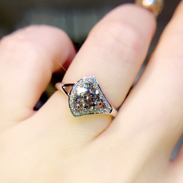 Moissanite Ring