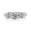 Trend Adjustable Mouth Moissanite Ring