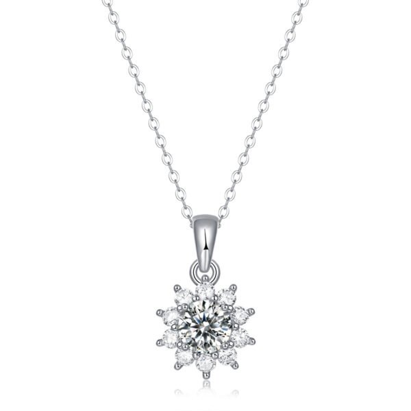Temperament 925 Silver Moissanite Necklace