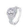 Women's Stylish Round Moissanite Ring