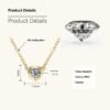 Simple Moissanite Temperament Wild Necklace