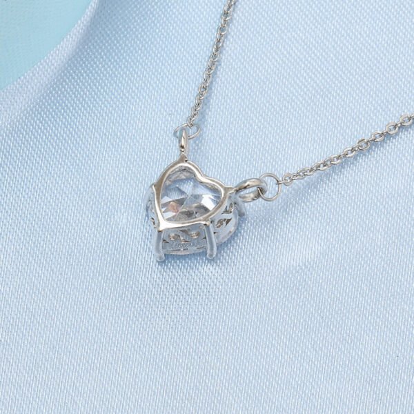 Pendant Moissanite Necklace Clavicle Chain