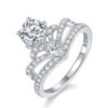 Moissanite Crown New Women's Ring