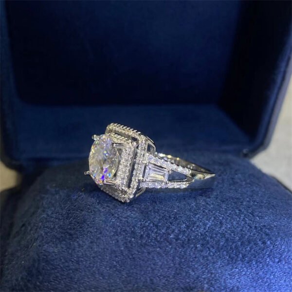 5 Carat Moissanite Ring Inlay