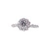 Women's 18K Gold Moissanite Ring
