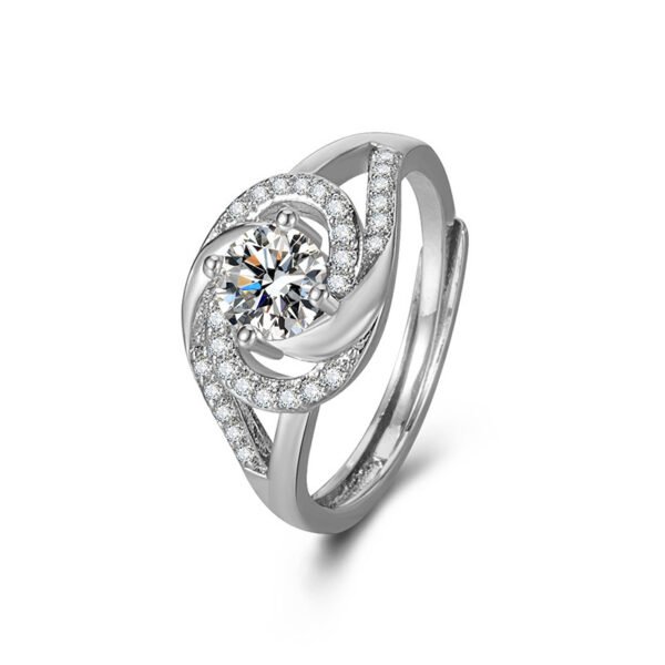 1 Karat Moissanite Ring Women