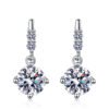 S925 Silver Moissanite Stud Earrings