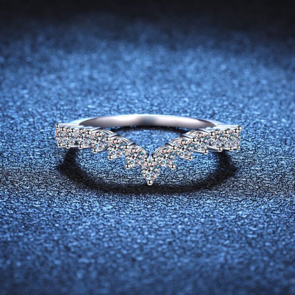 Ring Female Full Diamond Moissanite