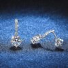 S925 Silver Moissanite Stud Earrings