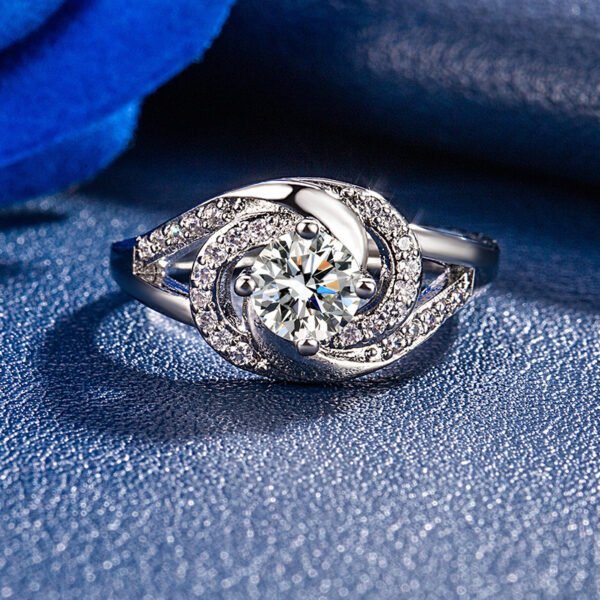 1 Karat Moissanite Ring Women