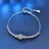 925 Sterling Silver Moissanite Bracelet