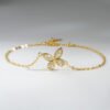 Moissanite Butterfly Bracelet For Women, D Color Moissanite, S925 Sterling Silver