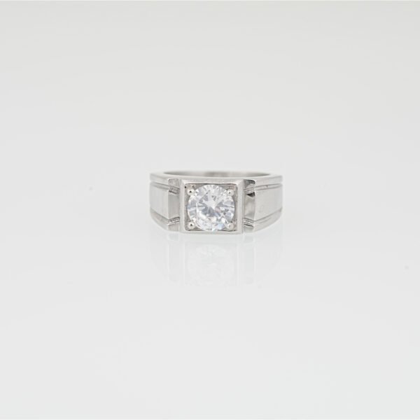 Moissanite Gemstone Ring Korean Fashion