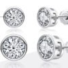 0.51 Carat Moissanite Stud Earrings
